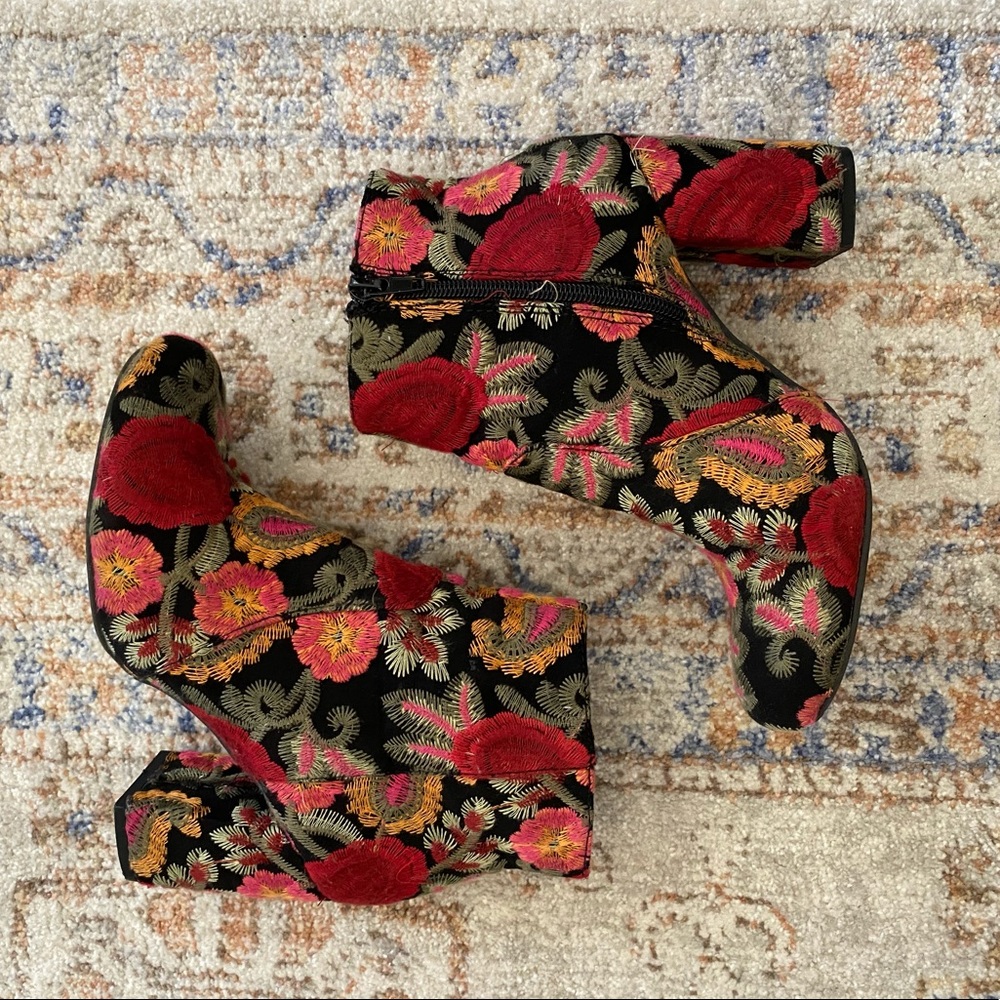 MIA Floral Booties